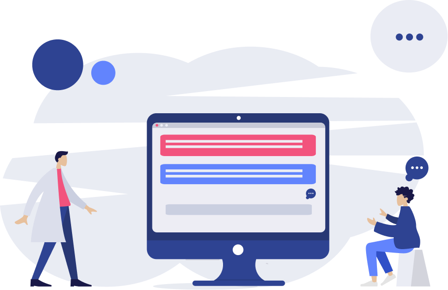 Médecin et patient avec Yes RDV